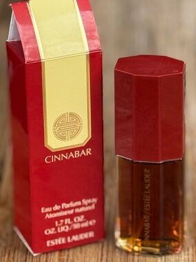Estee Lauder New Not used Vintage Orginal Formula Cinnabar Perfume Red top